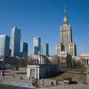 Centrum szkoleniowe Aleje Jerozolimskie 49 widok z okna
